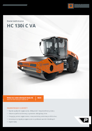 Egyhengeres hengerek Hamm HC 130i C VA