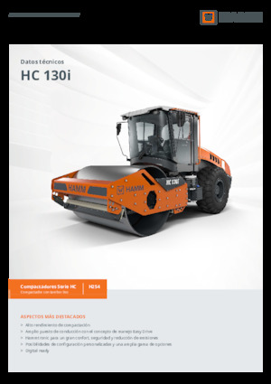 Egyhengeres hengerek Hamm HC 130i