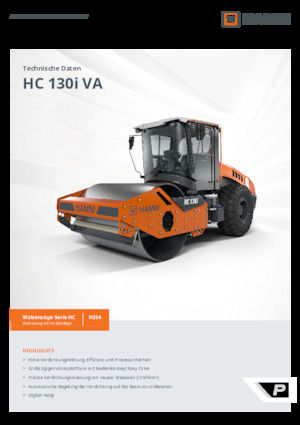 Egyhengeres hengerek Hamm HC 130i VA