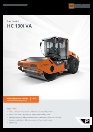 Egyhengeres hengerek Hamm HC 130i VA