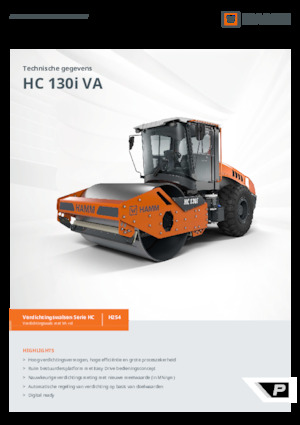 Egyhengeres hengerek Hamm HC 130i VA