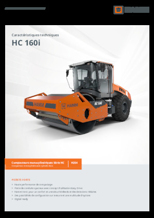 Egyhengeres hengerek Hamm HC 160i