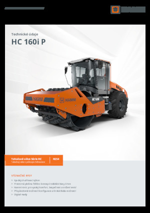 Egyhengeres hengerek Hamm HC 160i P