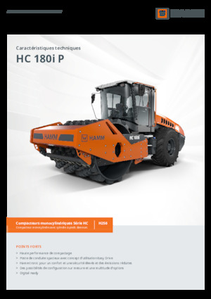 Egyhengeres hengerek Hamm HC 180i P