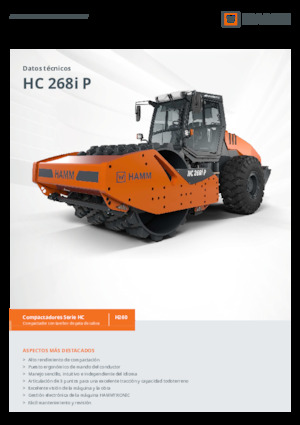 Egyhengeres hengerek Hamm HC 268i P
