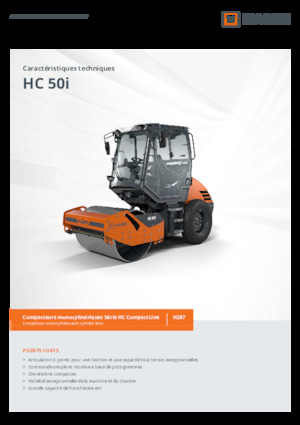 Egyhengeres hengerek Hamm HC 50i
