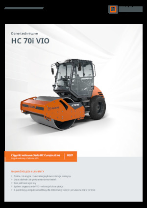 Egyhengeres hengerek Hamm HC 70i VIO