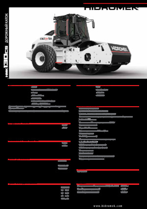 Egyhengeres hengerek Hidromek HMK 130 CS