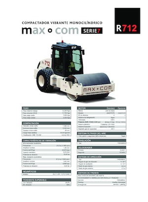 Egyhengeres hengerek Max-Com R 712