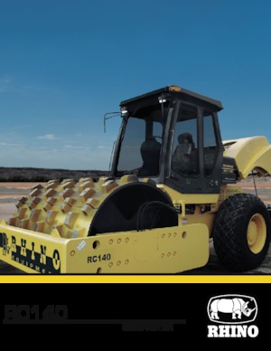Egyhengeres hengerek RHINO RC140