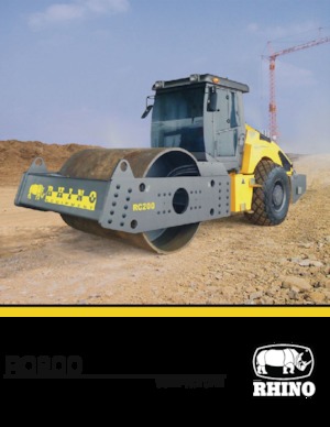 Egyhengeres hengerek RHINO RC200