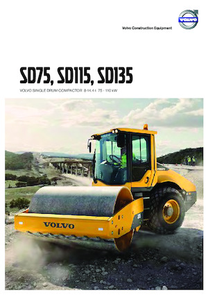 Egyhengeres hengerek Volvo SD75