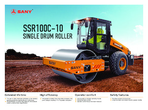 Egyhengeres hengerek Sany SSR100C-10 