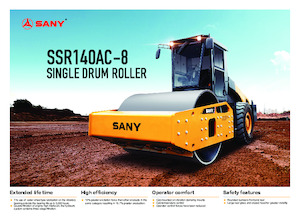 Egyhengeres hengerek Sany SSR140AC-8