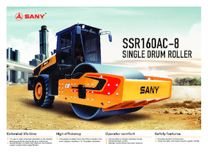 Egyhengeres hengerek Sany SSR160AC-8
