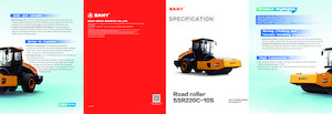 Egyhengeres hengerek Sany SSR220C-10S