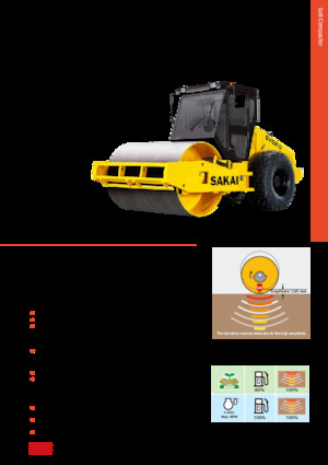 Egyhengeres hengerek Sakai SV521D