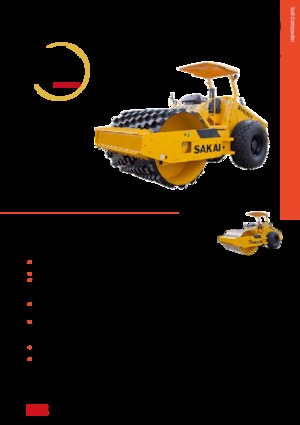 Egyhengeres hengerek Sakai SV620T