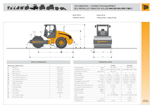 Egyhengeres hengerek JCB-Vibromax VM 115 D T3