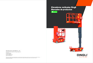 Gumikerekes vertikális emelésű munkaállványok Dingli GTWY11-1300