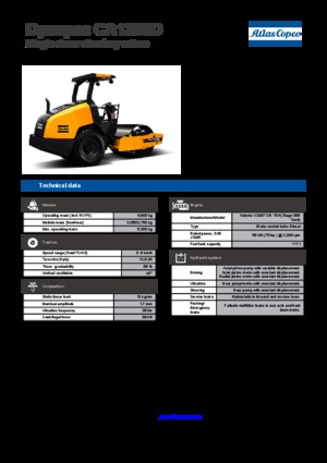 Egyhengeres hengerek Dynapac CA 1300 D