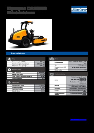 Egyhengeres hengerek Dynapac CA 1300 D