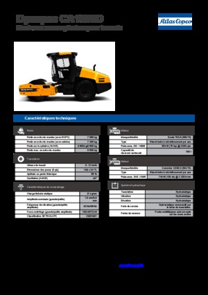 Egyhengeres hengerek Dynapac CA 1500 D