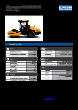 Egyhengeres hengerek Dynapac CA 1500 PD
