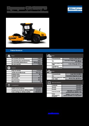 Egyhengeres hengerek Dynapac CA 1500 PD
