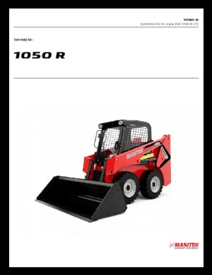 Csúszókormányzású rakodók Manitou 1050R