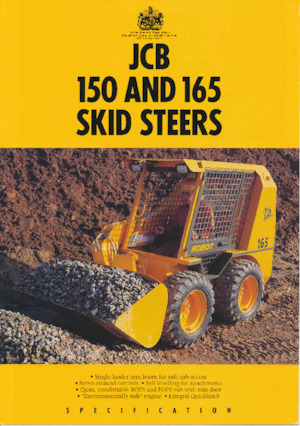 Csúszókormányzású rakodók JCB 150