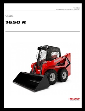 Csúszókormányzású rakodók Manitou 1650R