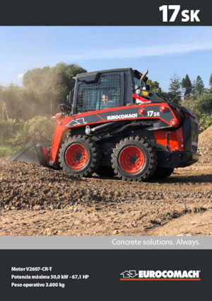 Csúszókormányzású rakodók Eurocomach 17 SK