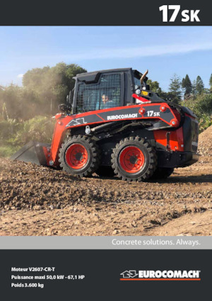 Csúszókormányzású rakodók Eurocomach 17 SK