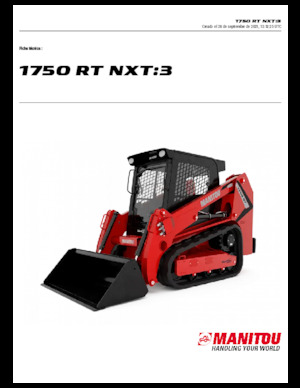 Csúszókormányzású rakodók Manitou 1750RT NXT:3