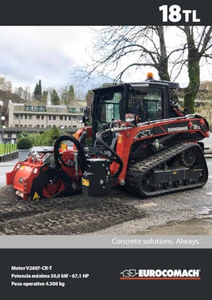 Csúszókormányzású rakodók Eurocomach 18 TL