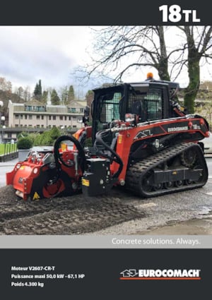 Csúszókormányzású rakodók Eurocomach 18 TL