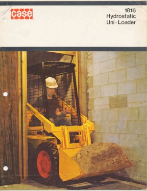 Csúszókormányzású rakodók Case 1816 