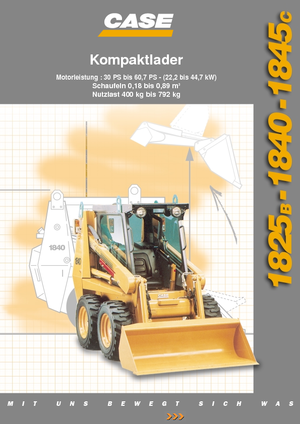 Csúszókormányzású rakodók Case 1840