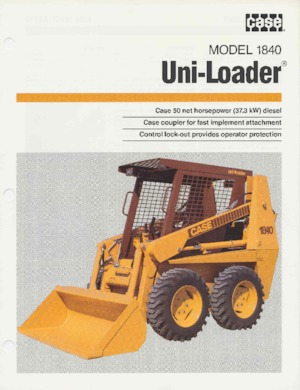 Csúszókormányzású rakodók Case 1845C 