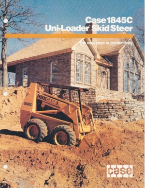 Csúszókormányzású rakodók Case 1845C 