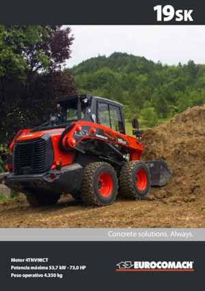 Csúszókormányzású rakodók Eurocomach 19 SK