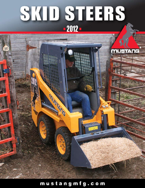 Csúszókormányzású rakodók Mustang 2012