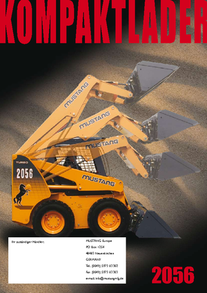 Csúszókormányzású rakodók Mustang 2056