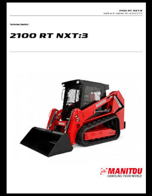 Csúszókormányzású rakodók Manitou 2100RT NXT:3