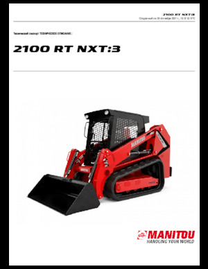 Csúszókormányzású rakodók Manitou 2100RT NXT:3