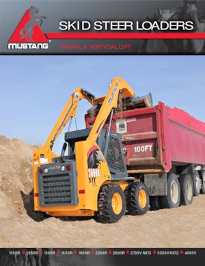 Csúszókormányzású rakodók Mustang 3300V NXT2