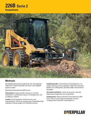 Csúszókormányzású rakodók Caterpillar 226B II