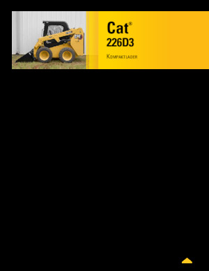 Csúszókormányzású rakodók Caterpillar 226D Series 3