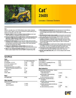 Csúszókormányzású rakodók Caterpillar 236D Series 3